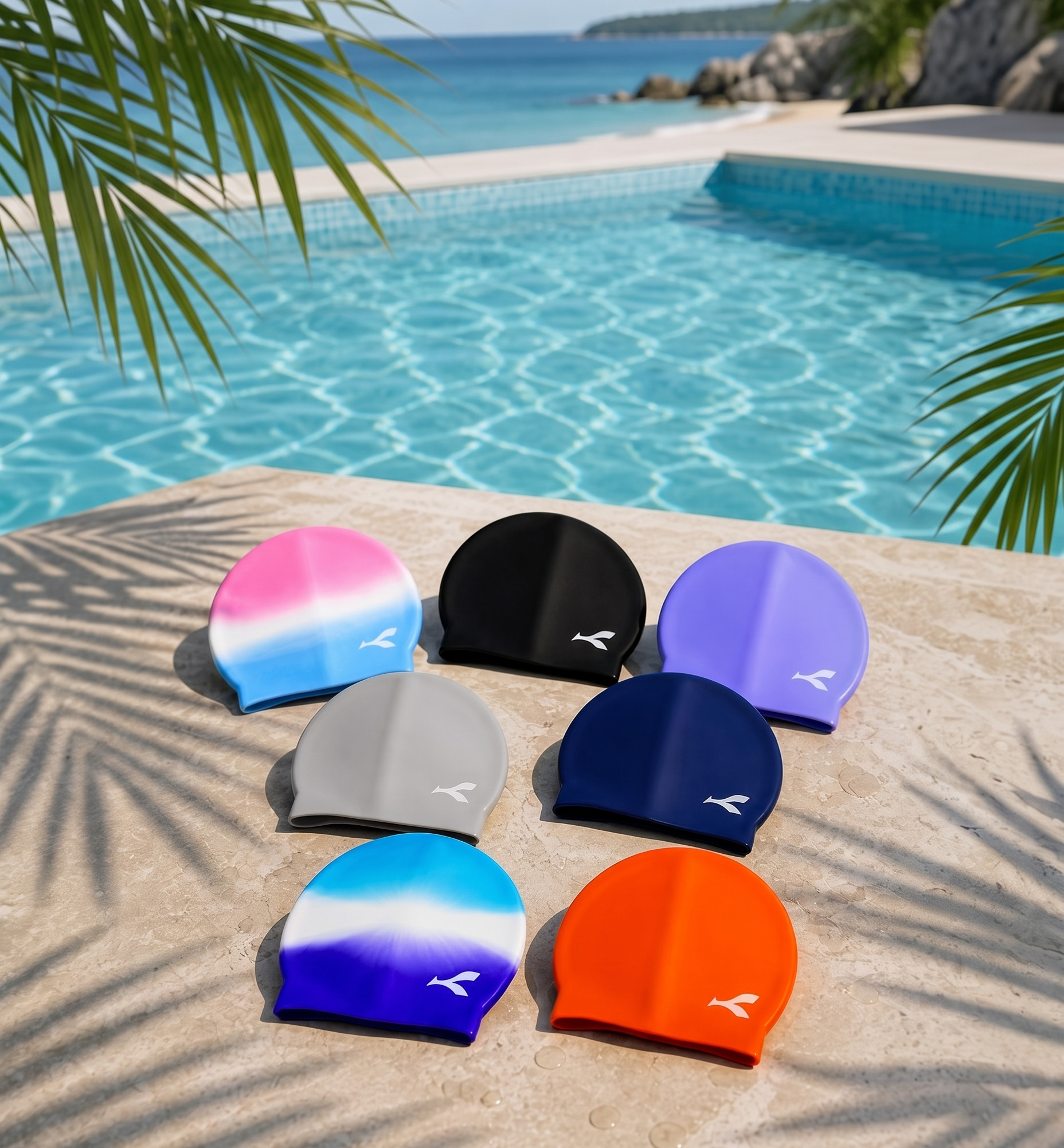 Swimming caps range