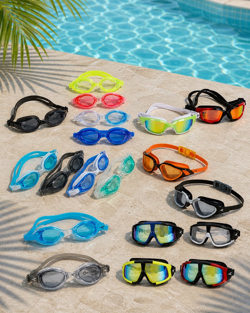 Swimming goggles range